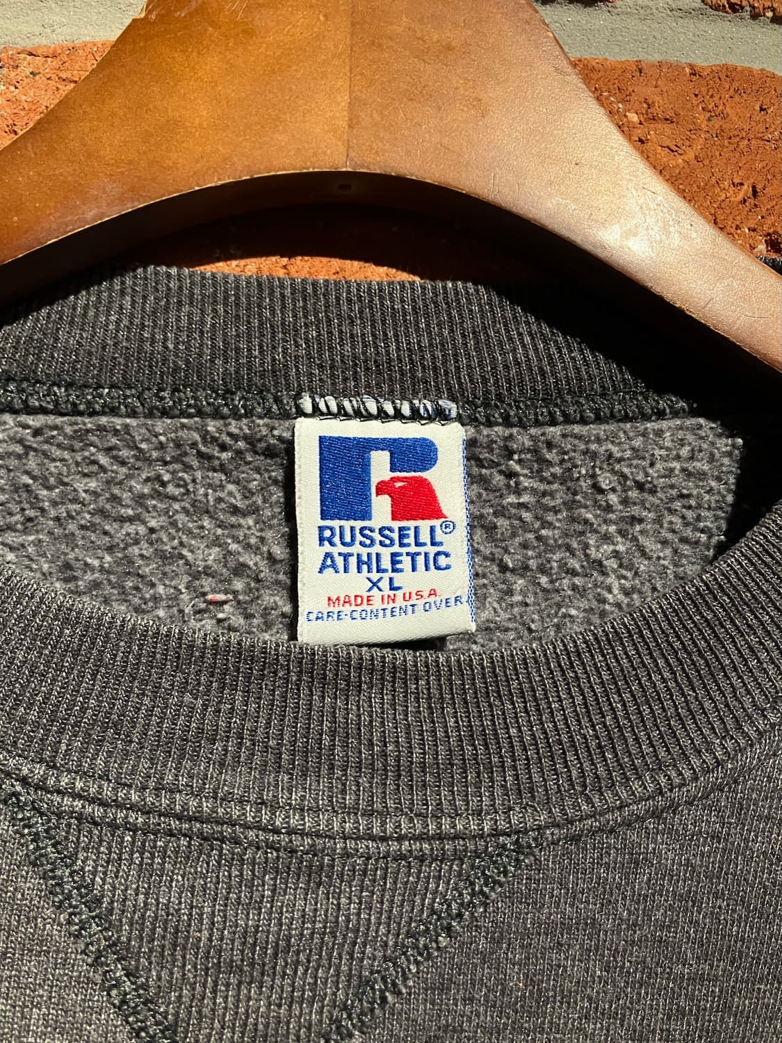 90s USA 빈티지 러셀 플레인 스웻 셔츠 맨투맨 상품이미지6