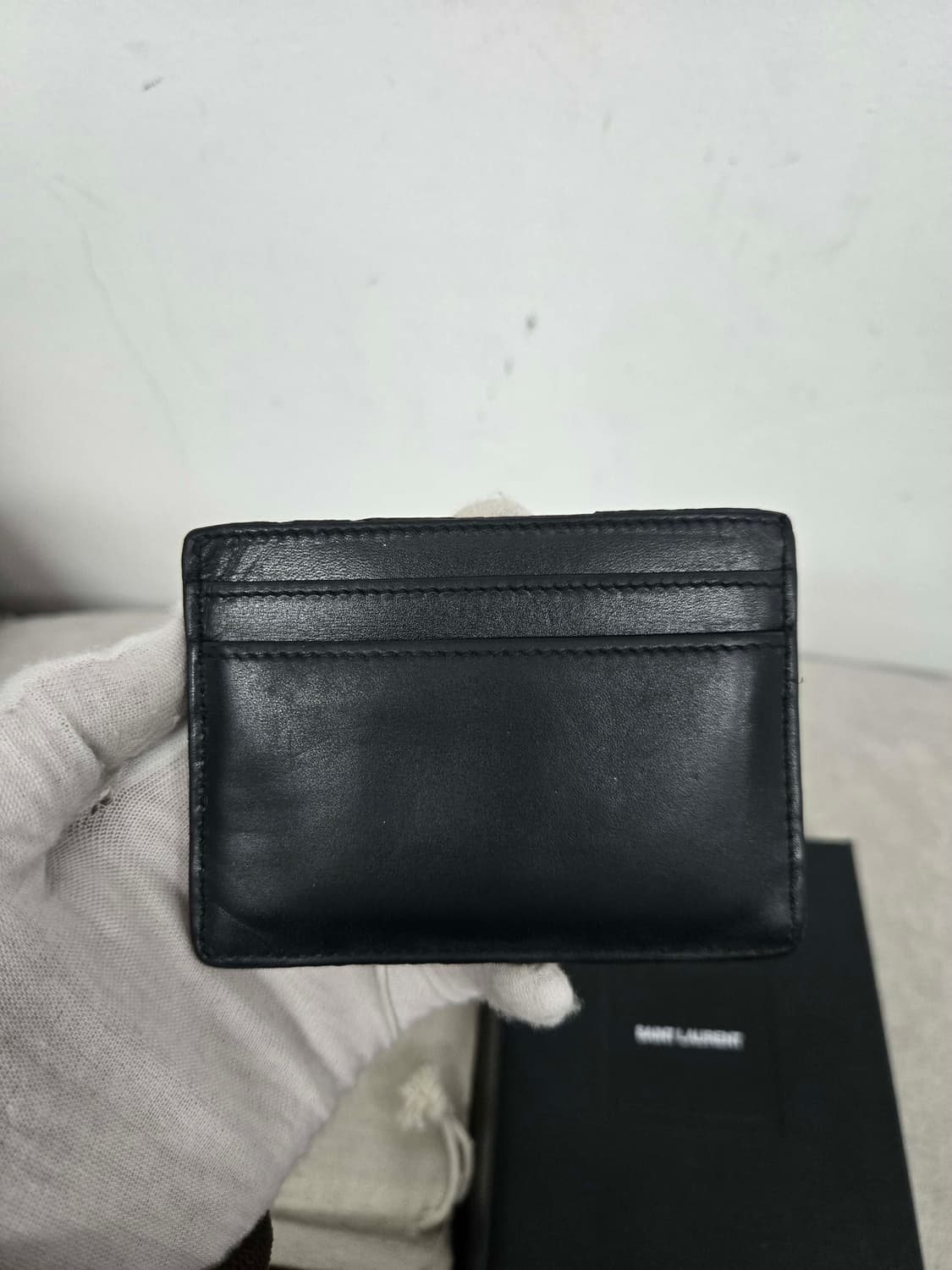 [보증서 정품] 입생로랑 로고 카드지갑 상품이미지2