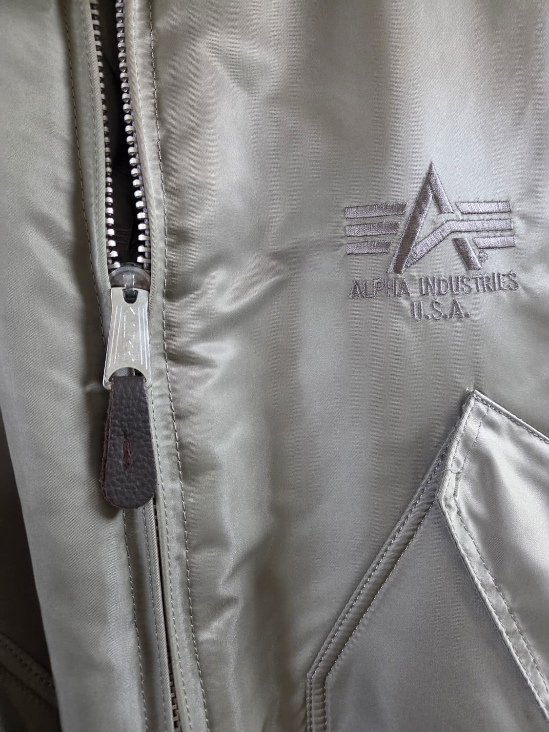 알파인더스트리 CWU-45P 플라이트 ma-1 봄버 자켓 상품이미지5