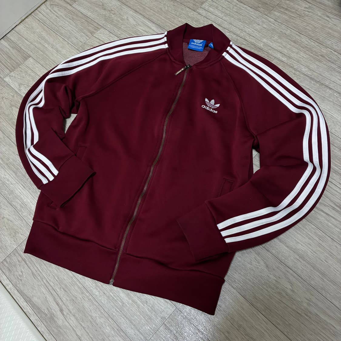 아디다스 슈퍼스타 트랙탑 버건디 (유니크) 105 상품이미지1