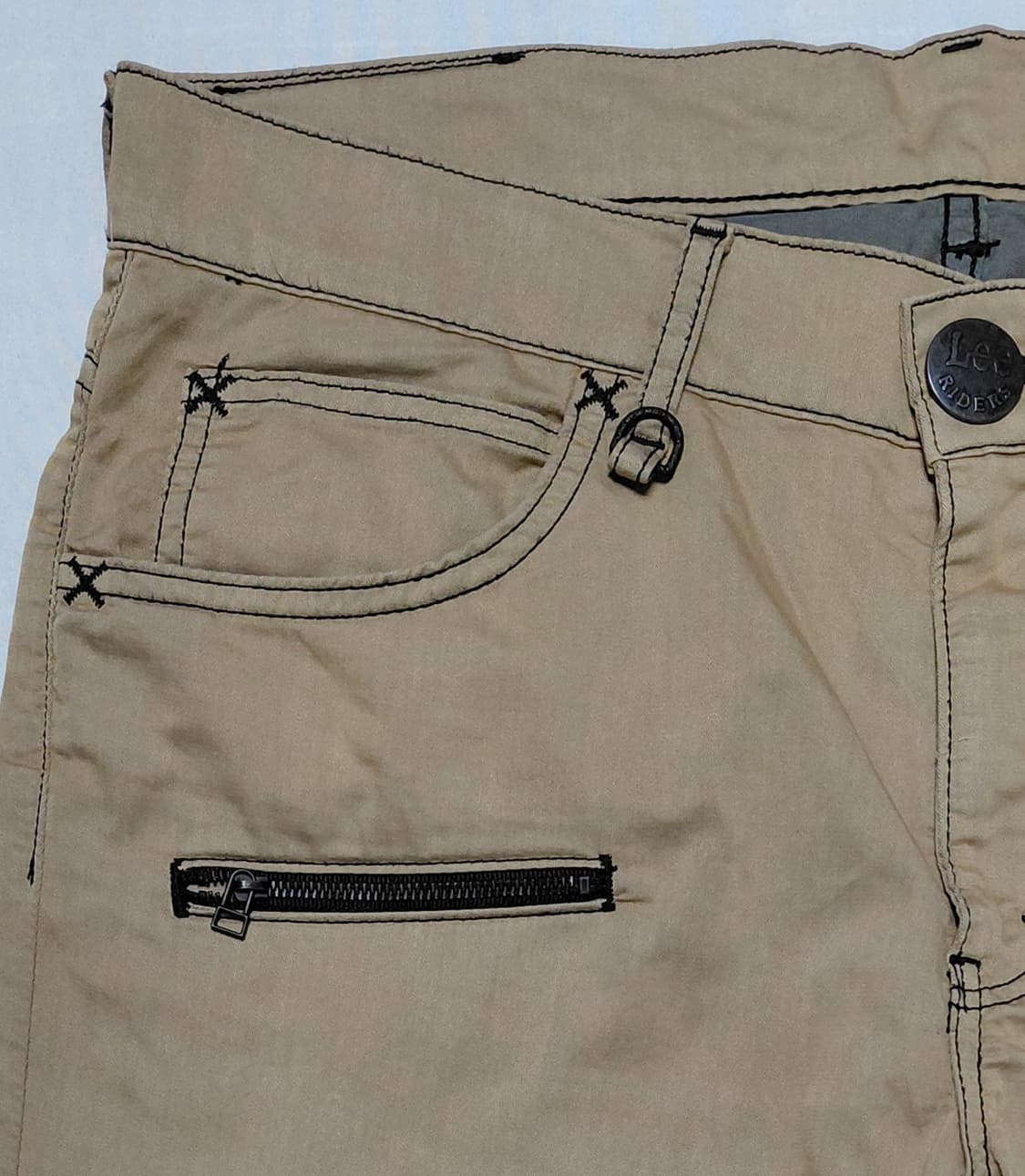 [34] Lee x Edwin Japan 멀티 지퍼 신치백 크롭 팬츠 상품이미지3