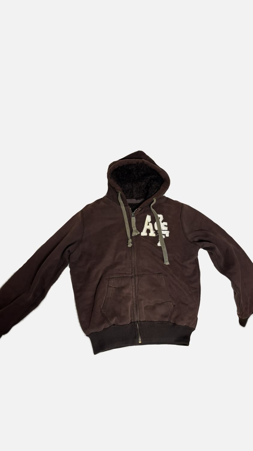 아베크롬비 대대장 브라운 울프죠 후드집업 상품이미지1