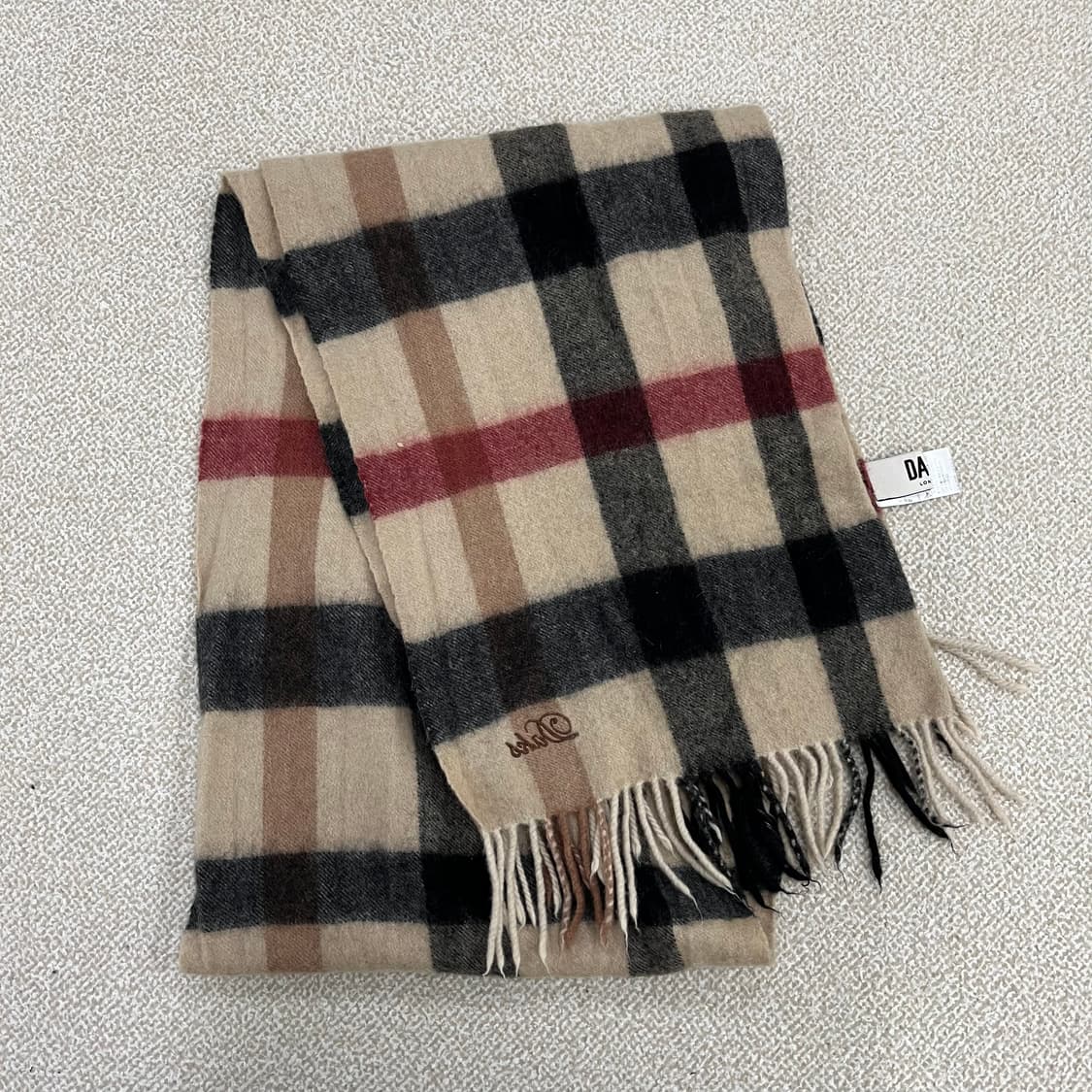 실측확인 닥스 캐시미어 머플러 목도리 0128M 상품이미지1