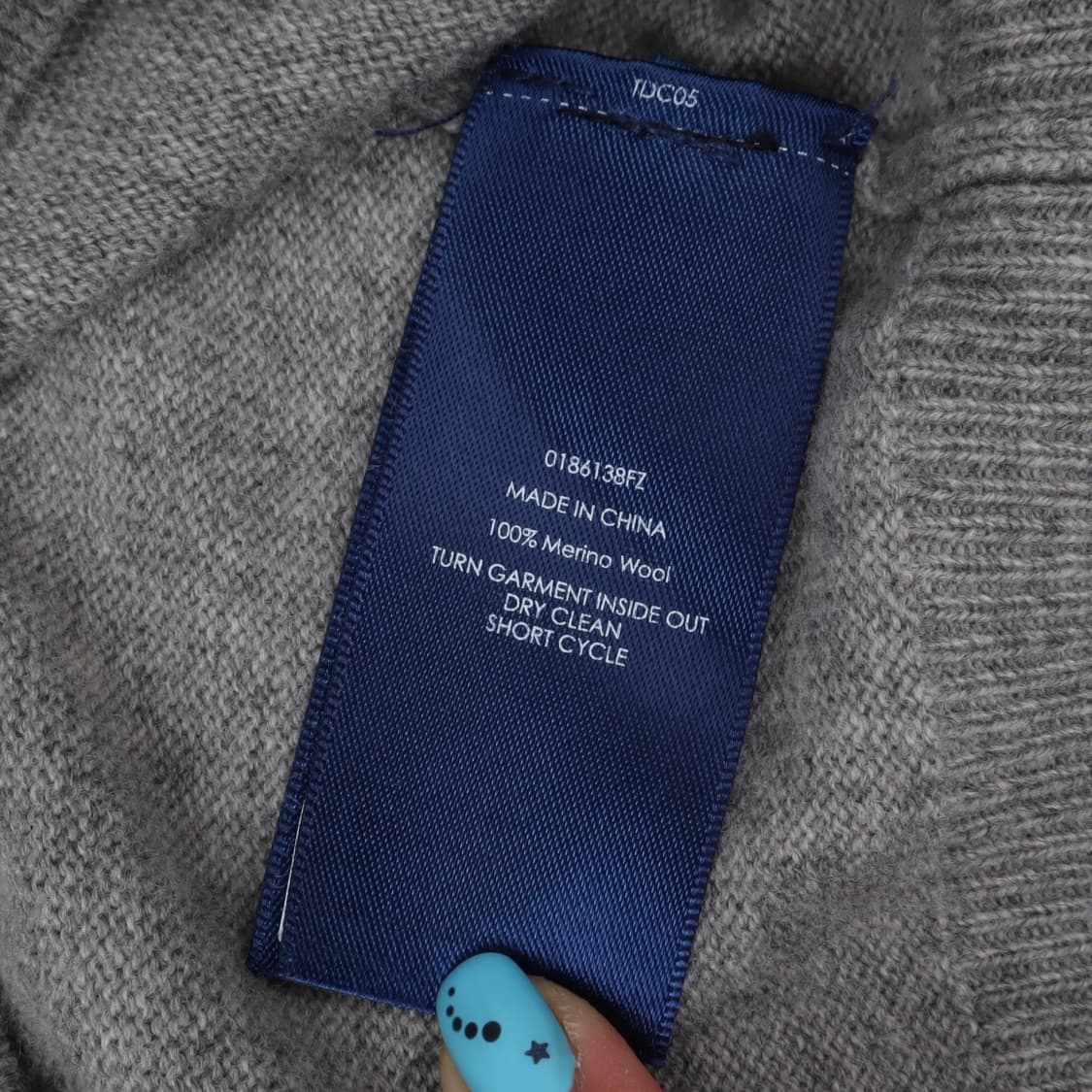 폴로 랄프로렌 그레이 메리노울 브이넥 니트 상품이미지8