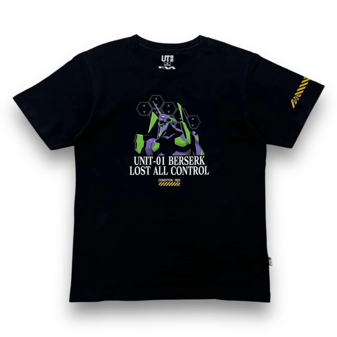 에반게리온 x UT 초호기 그래픽 다크 티셔츠 상품이미지1
