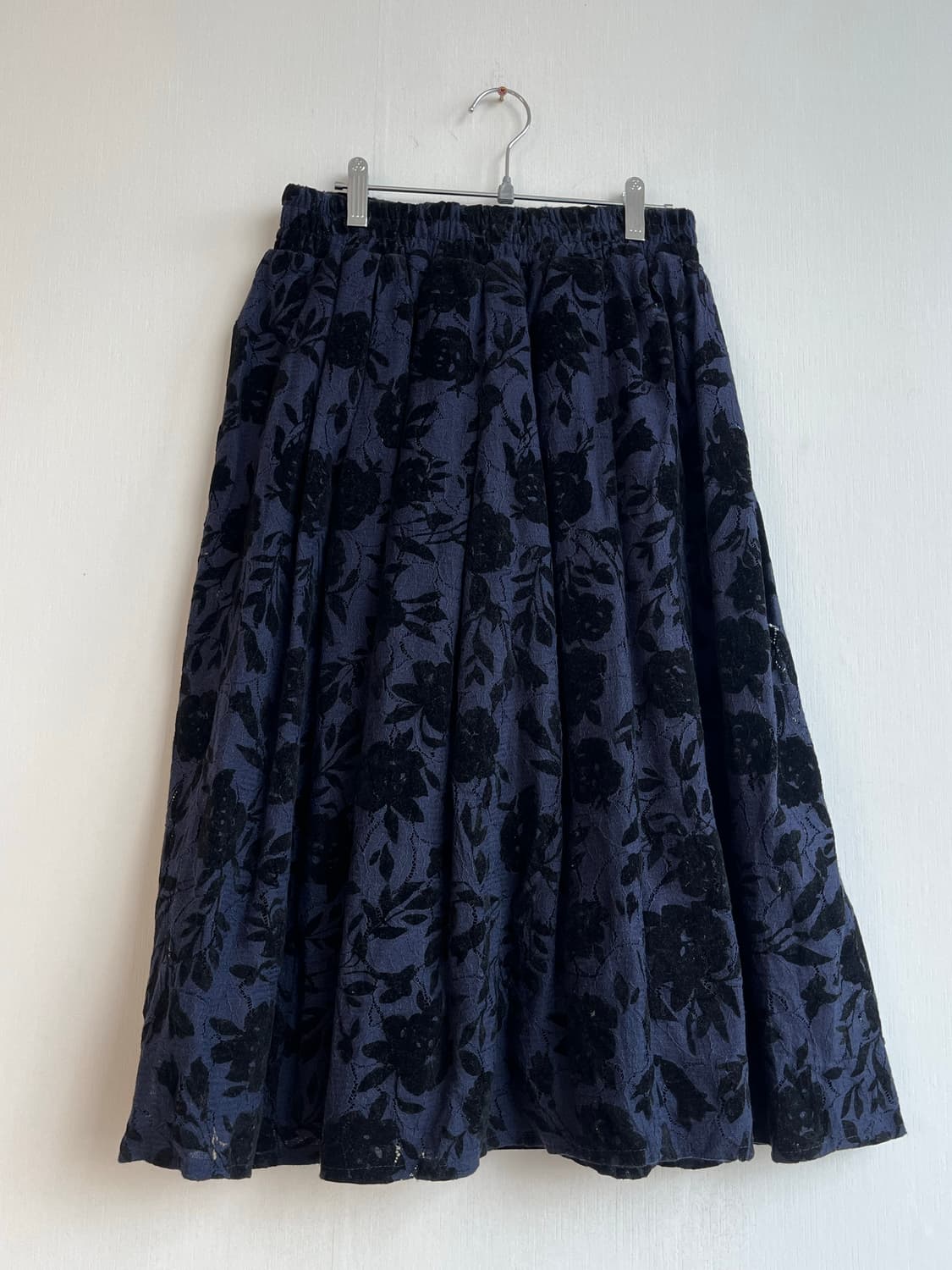 플라워 패턴 플레어 스커트 상품이미지1