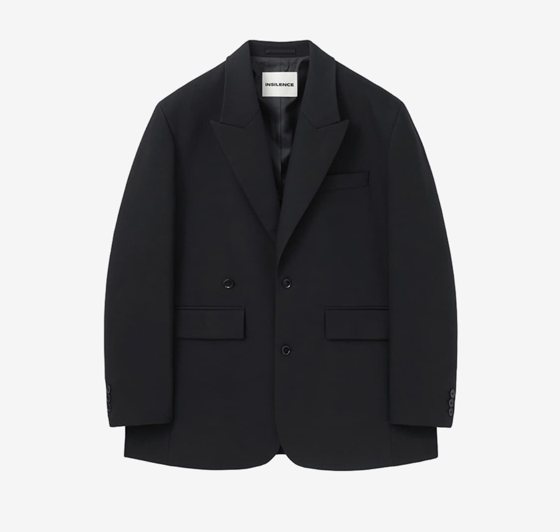 인사일런스 울 오버사이즈 드랍 블레이저 상품이미지1