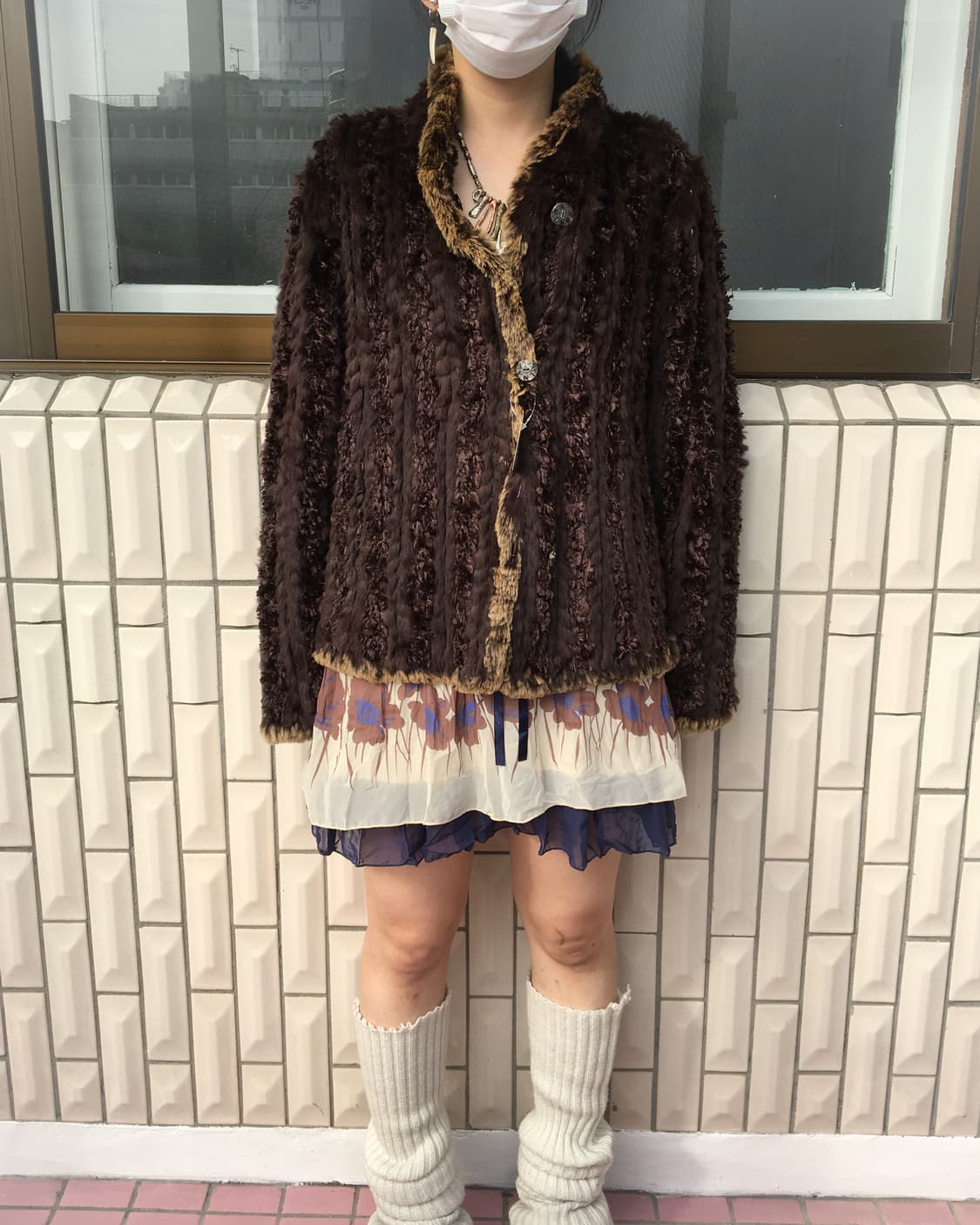 Reversible fur jacket 상품이미지1
