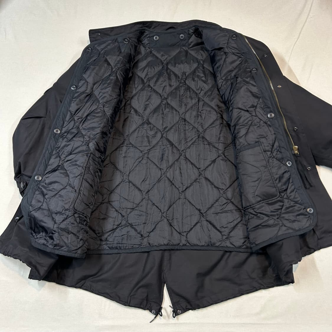 L) 라퍼지스토어 블랙 M65 피쉬테일 파카 내피포함 상품이미지3