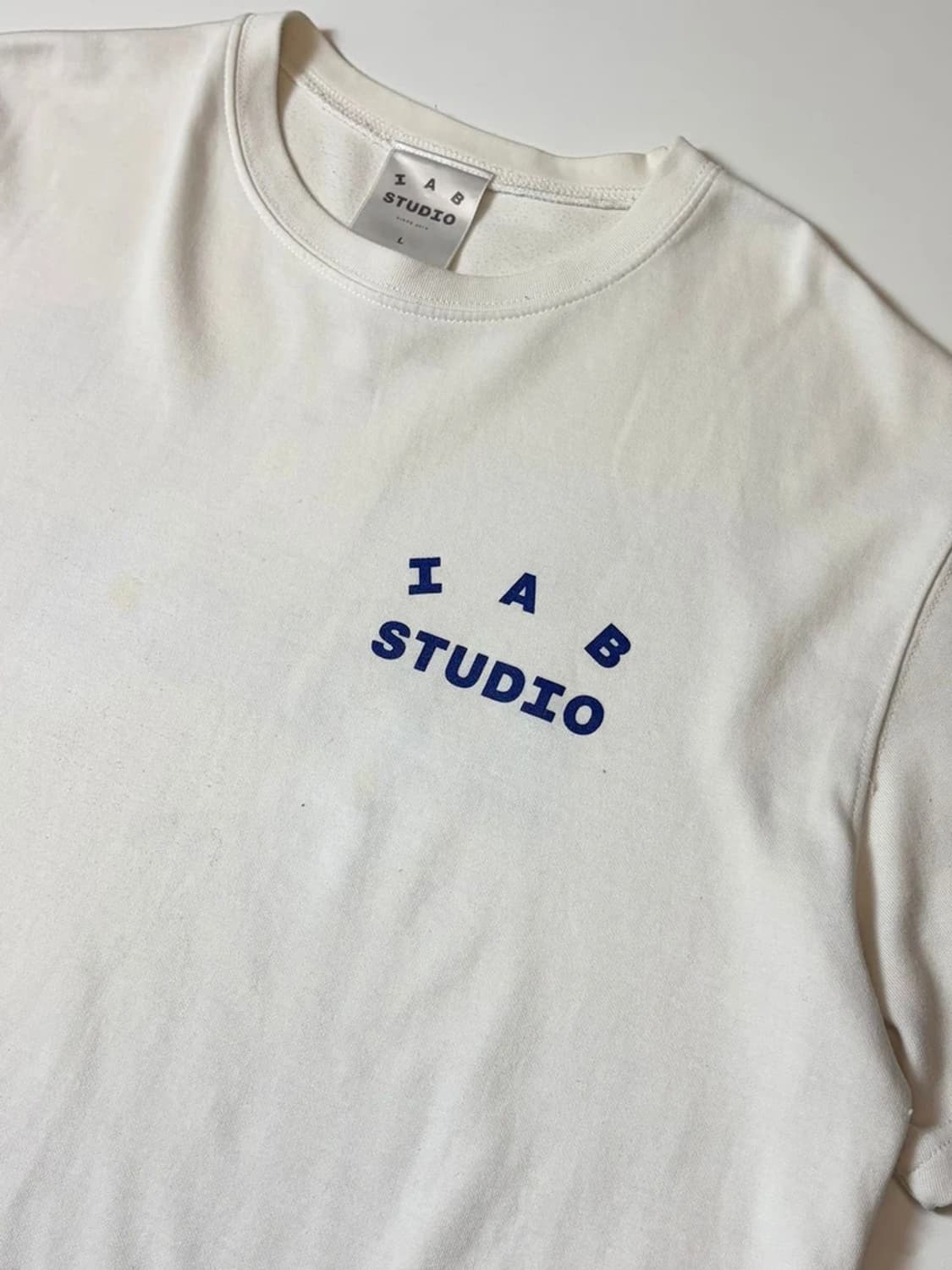 아이앱스튜디오 빅로고 오버핏 반팔 티셔츠 PN9565 상품이미지5