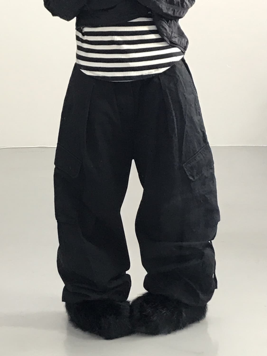 RAGEBLUE Black Cargo Jogger – M 상품이미지1