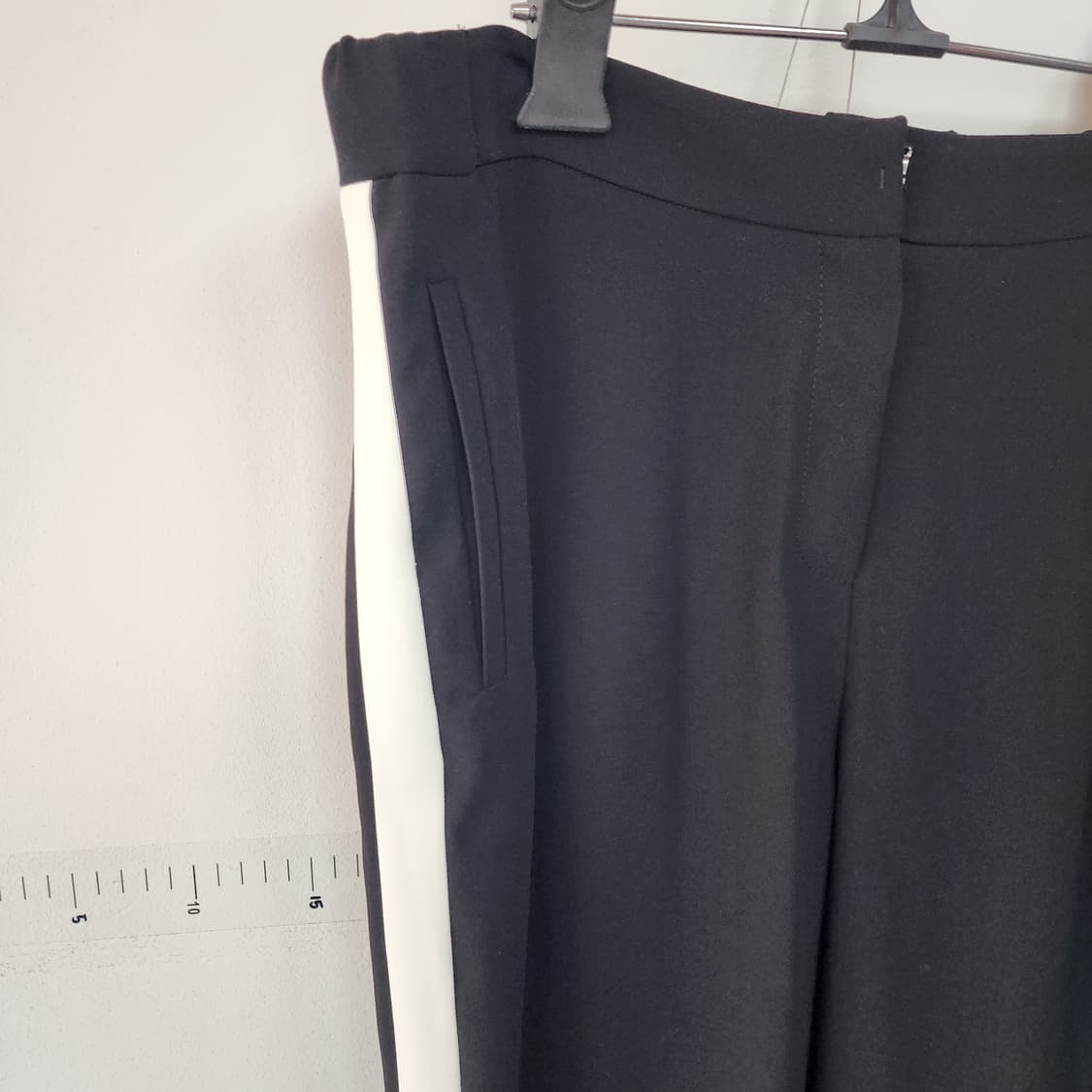 쉬즈미스 블랙 와이드 밴딩 팬츠 상품이미지5