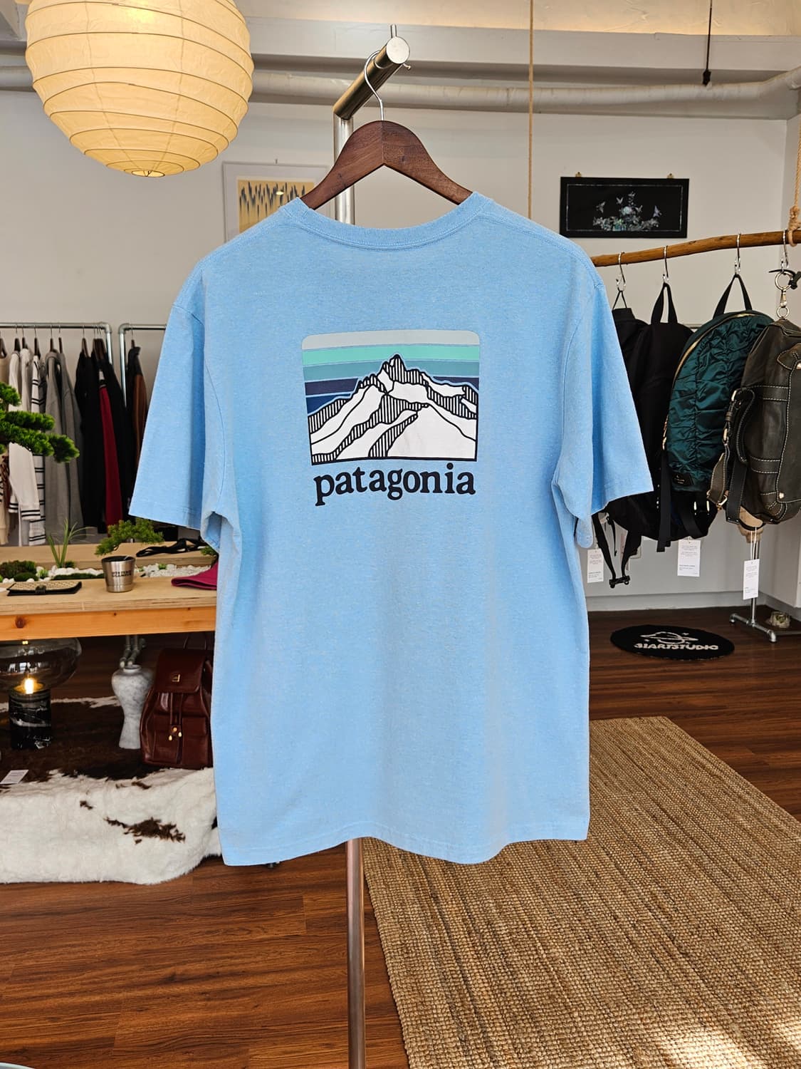 파타고니아 포켓 티셔츠 블루 상품이미지3