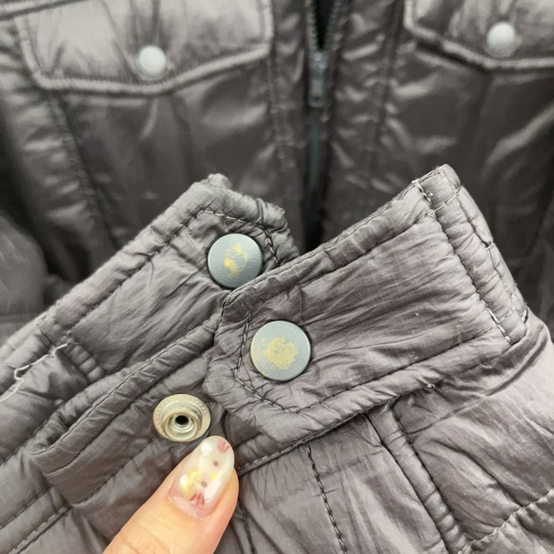 디젤 정품 라이더 유틸리티 경량 패딩 자켓 90 C06343 상품이미지6