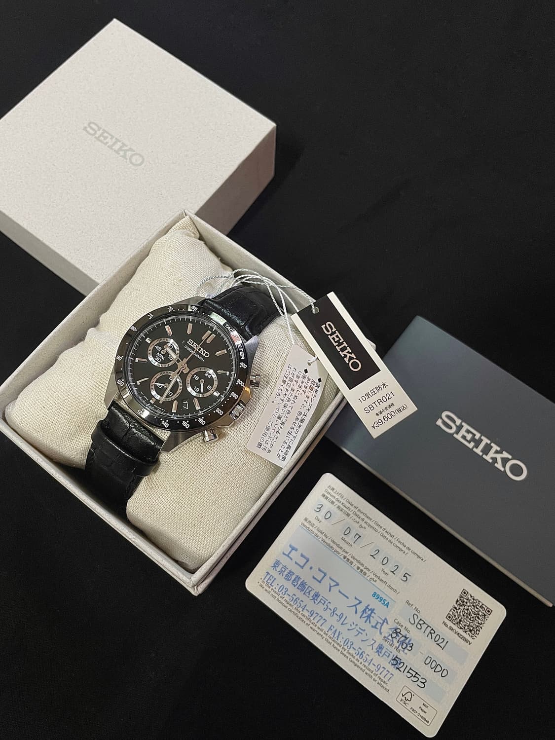 세이코 크로노그래프 SBTR021 상품이미지3
