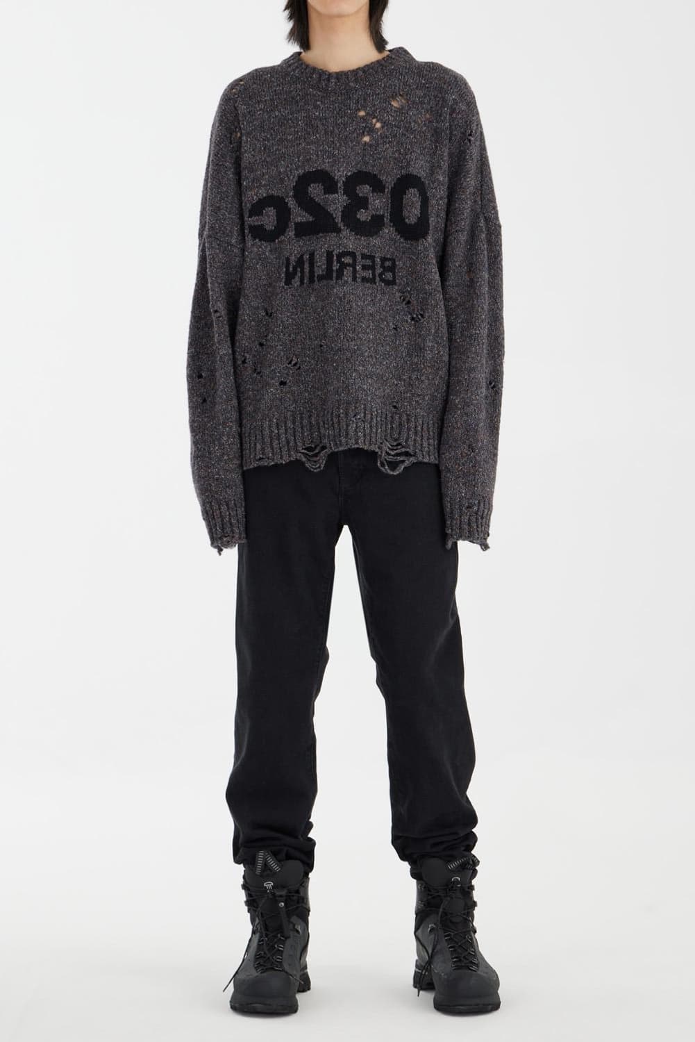 032c DESTROYED SELFIE SWEATER 상품이미지5