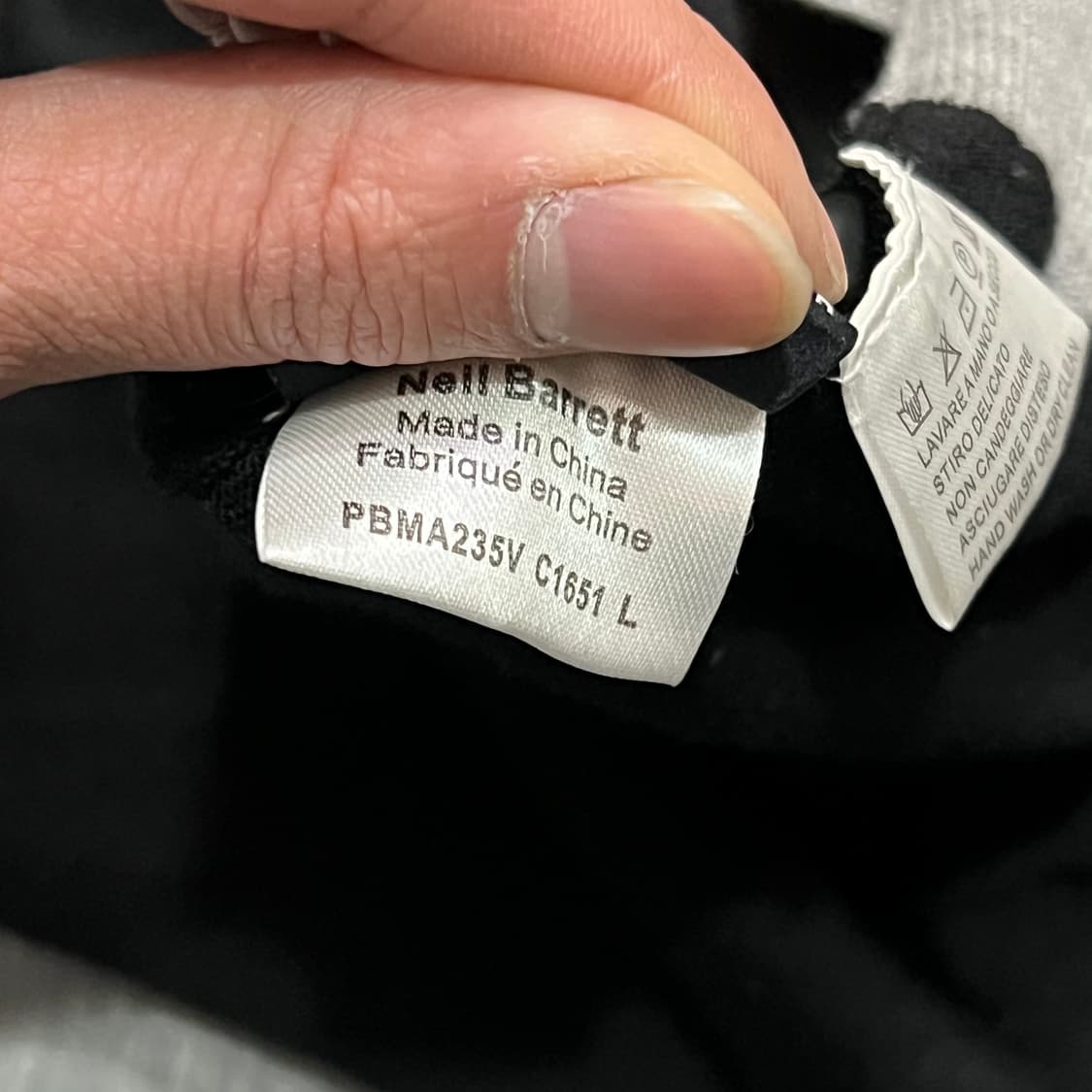  닐바렛 배색 니트 y15555 상품이미지8