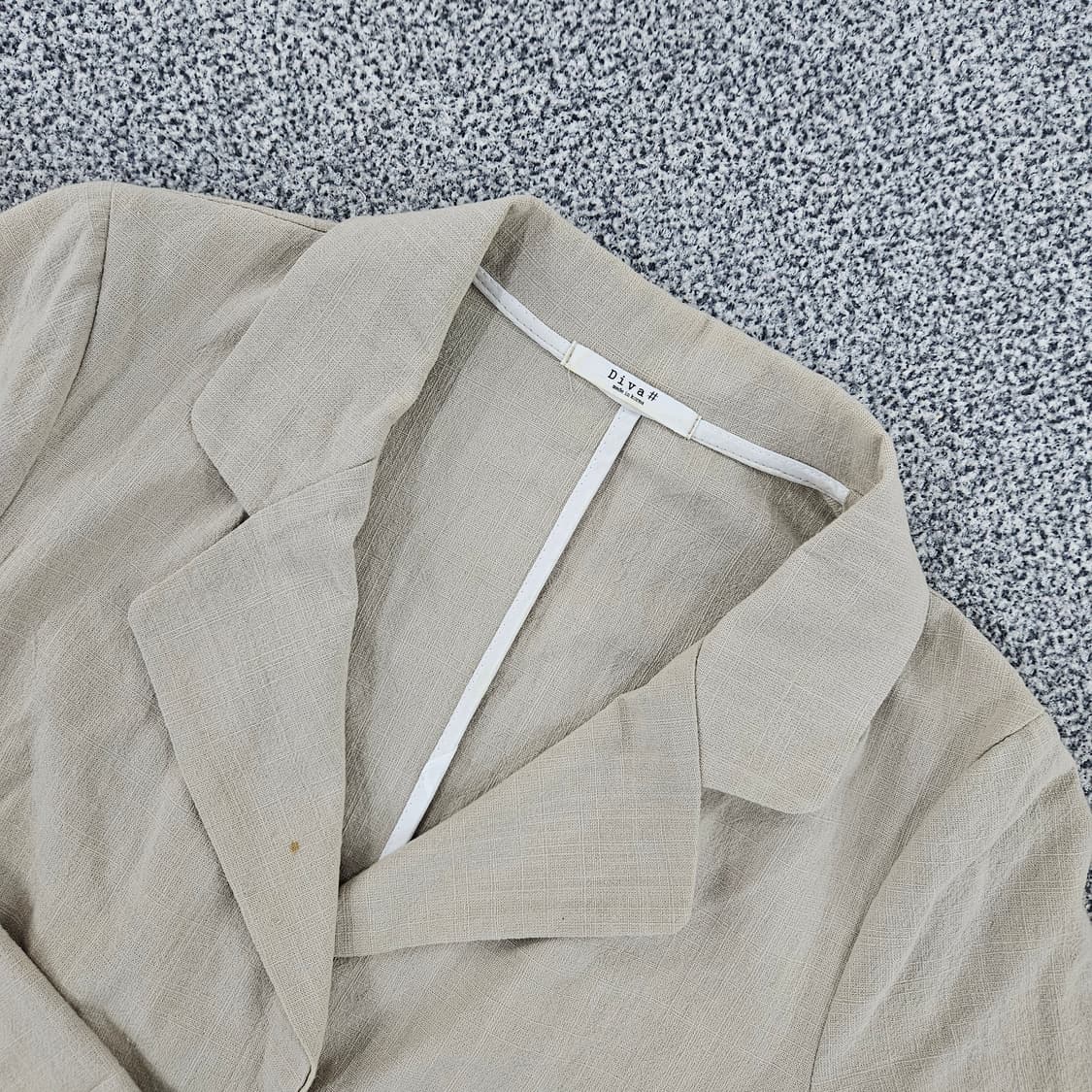 [실측확인] 디바샵 여성 린넨 블레이저 자켓 1104JM1 상품이미지2