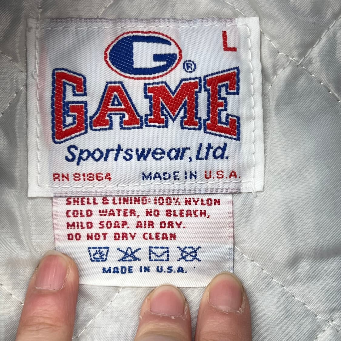 usa 네셔널 자수 바시티자켓 r2350 상품이미지5