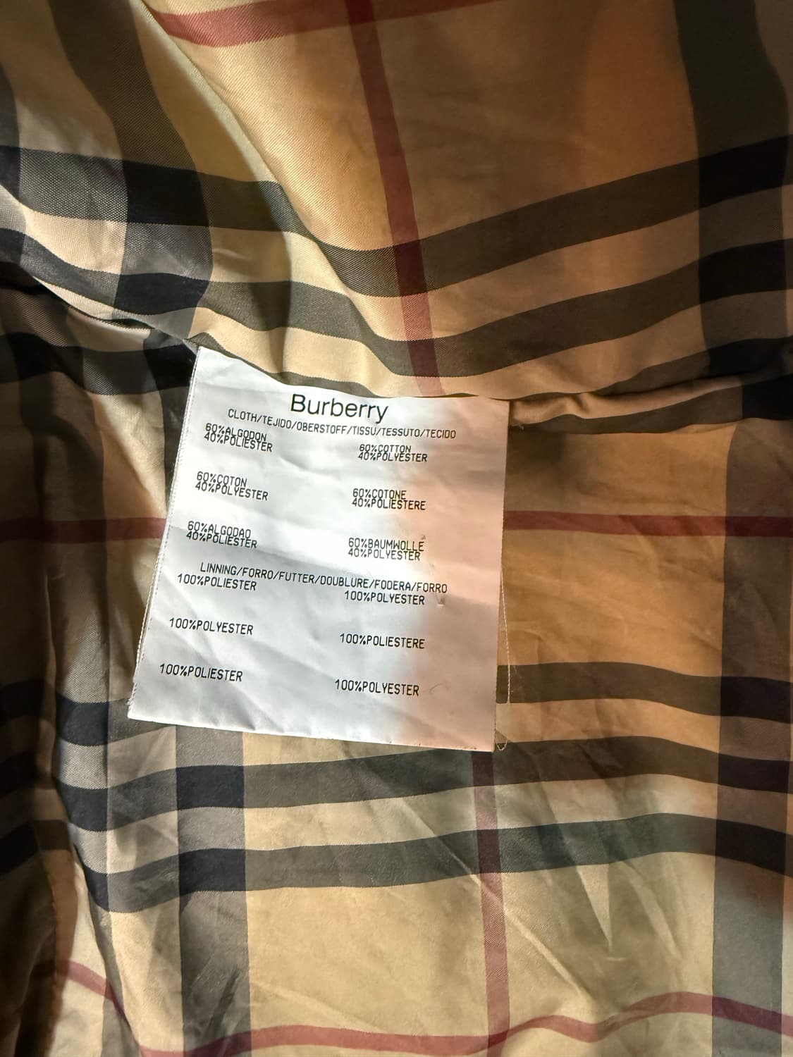 버버리 차콜 블루종 자켓 상품이미지4