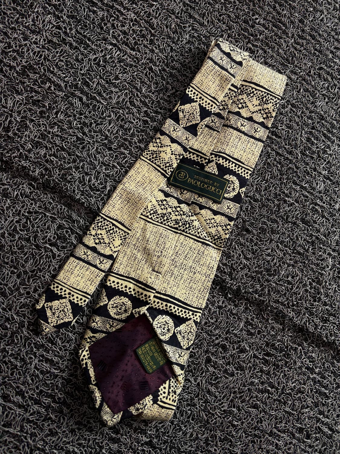 파올로 구찌 아카이브 패턴 넥타이 3543 상품이미지4