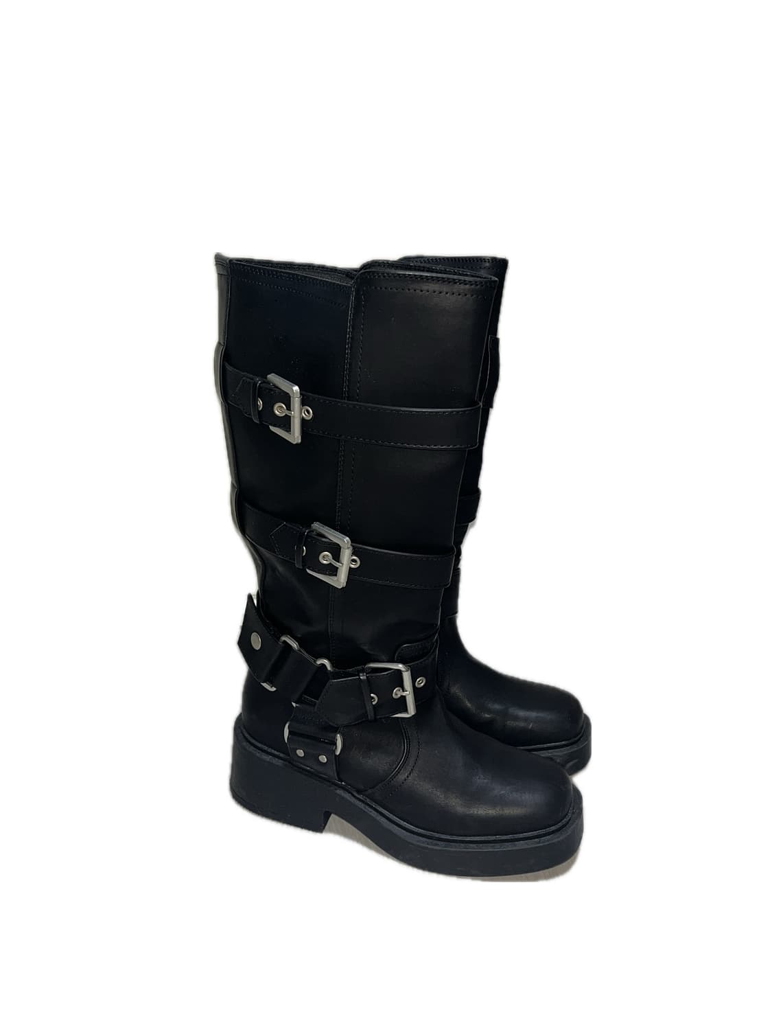Buckle detail platform boots US6 상품이미지5