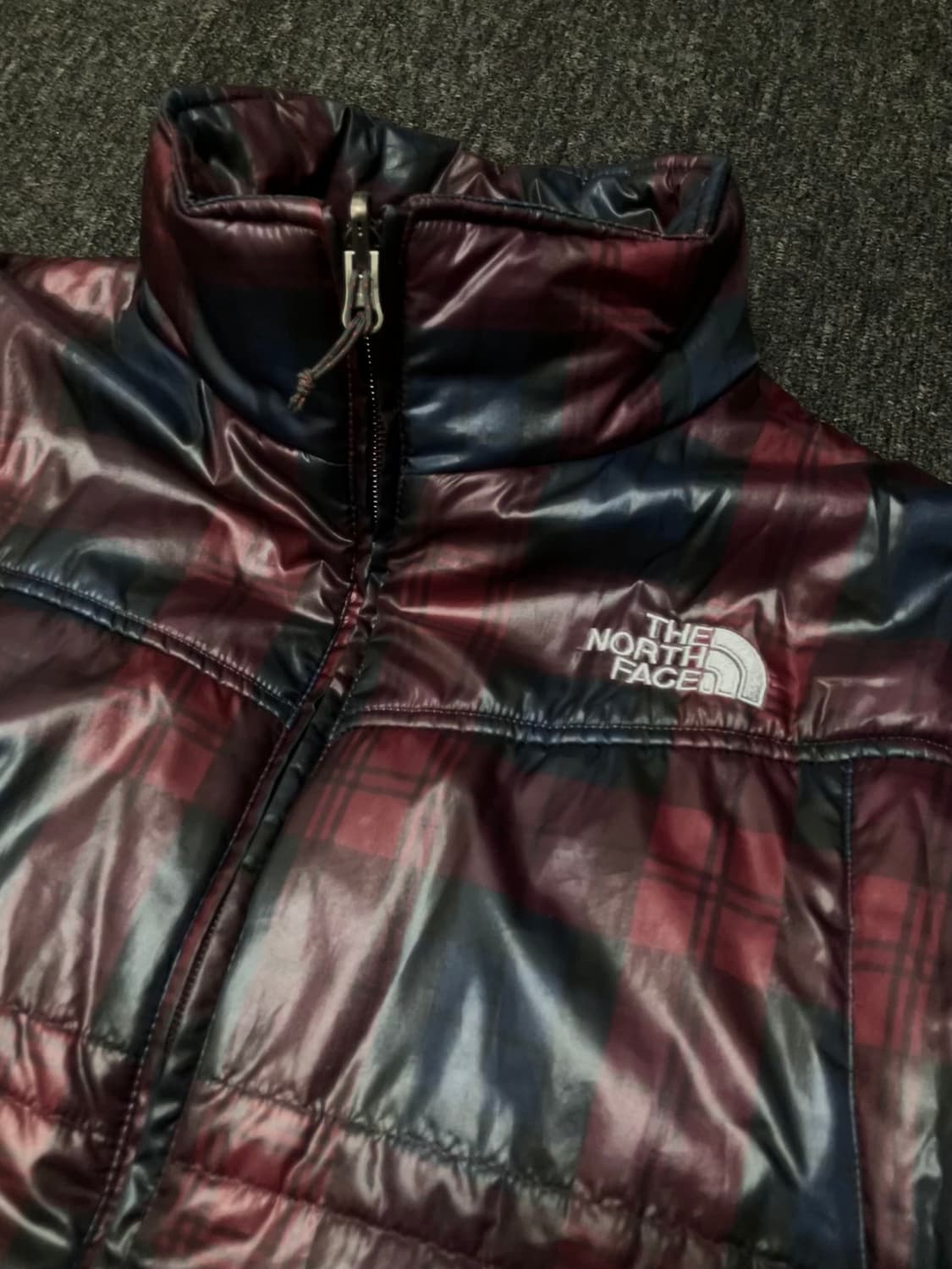 노스페이스 체크 엑셀로프트 자켓 경량패딩 상품이미지3