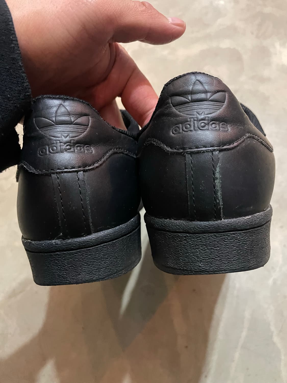 아디다스 슈퍼스타 트리플 블랙 265 상품이미지5