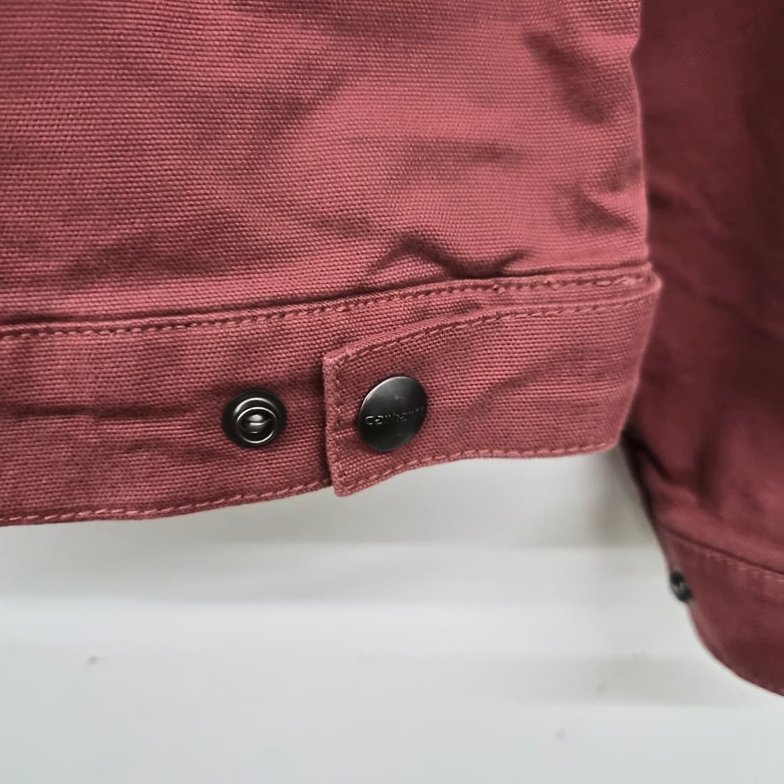 칼하트 버건디색 디트로이트 자켓 남녀공용 M 상품이미지10