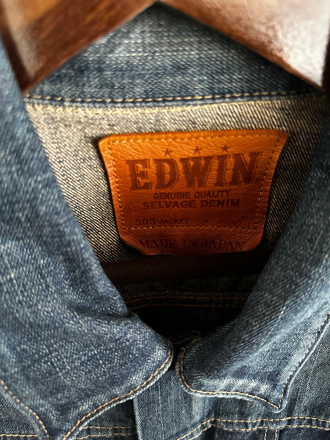 에드윈 셀비지 505 데님 자켓 상품이미지3