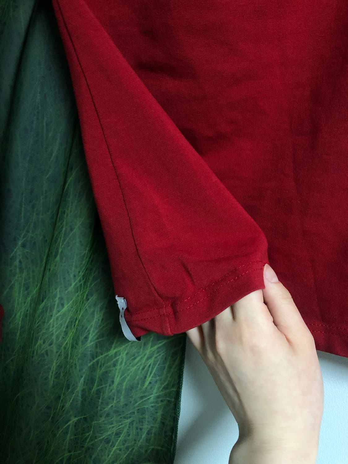 온스카 onska one-shoulder elastic t (red) 상품이미지5