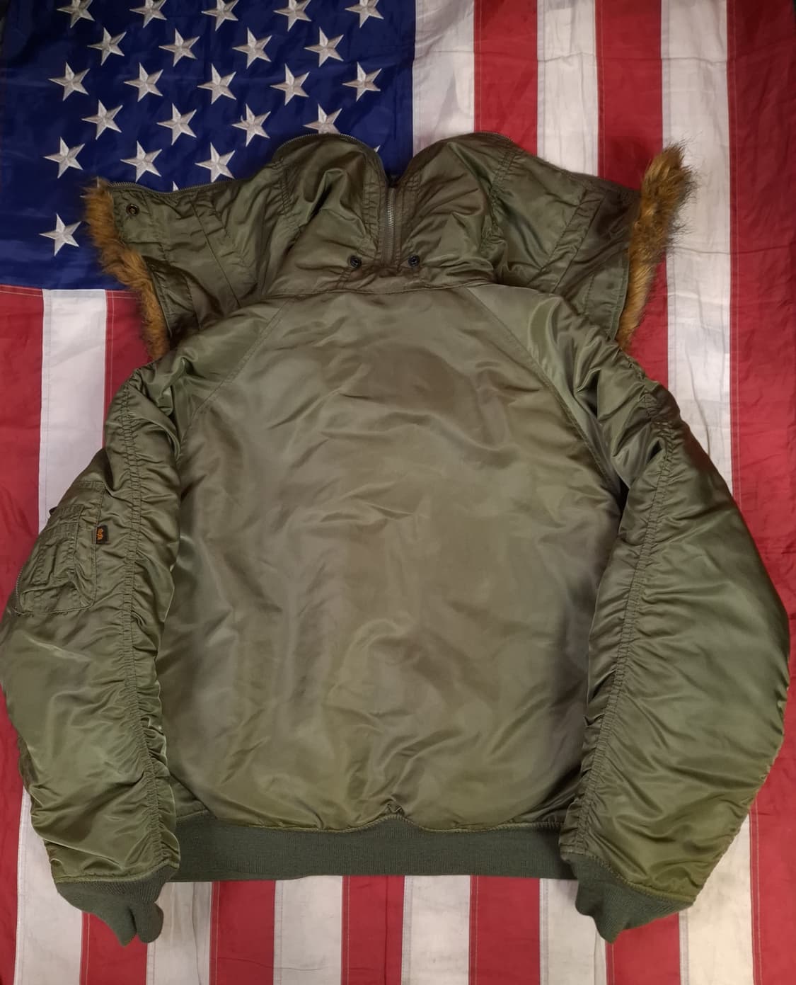 오리지날 알파사 민수용 미공군 N-2B 항공자켓 상품이미지10
