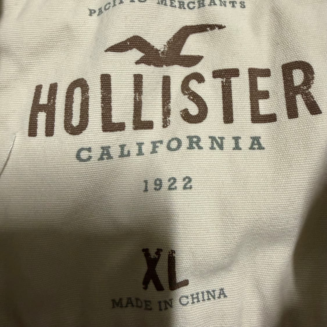 홀리스터 화이트 후드집업 xl 상품이미지3