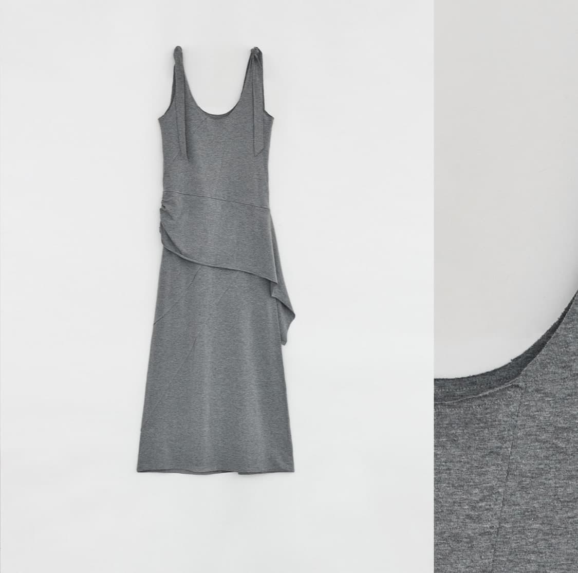 다이애그널 DOUBLE LAYERED LONG DRESS 상품이미지2