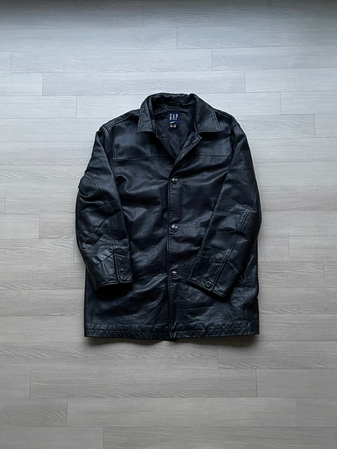 90s 올드갭 레더 카코트 gap carcoat 상품이미지1