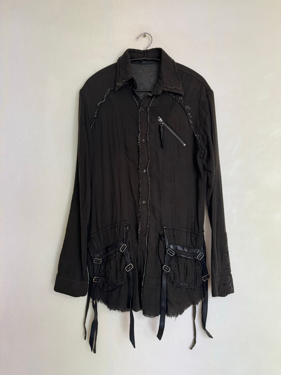 Kmrii distressed shirts jacket 상품이미지1