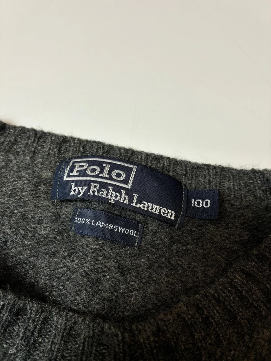 폴로 랄프로렌 00's 100% 램스울 스펠아웃 니트 PN8088 상품이미지6
