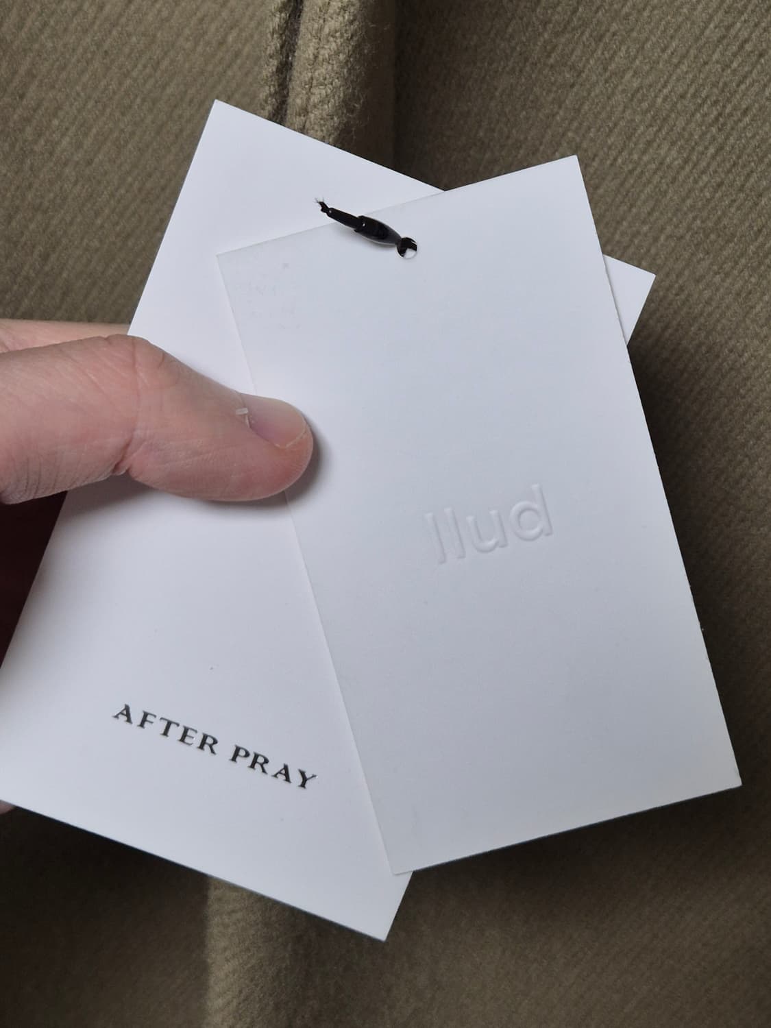 (M)애프터프레이X러드 히든버튼 오버사이즈 싱글 코트 베이지 상품이미지9