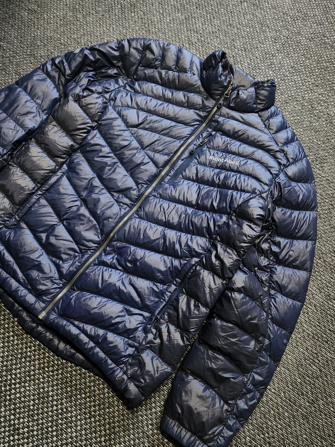 몽벨 네이비 경량 구스다운 패딩   100 L사이즈  상품이미지9