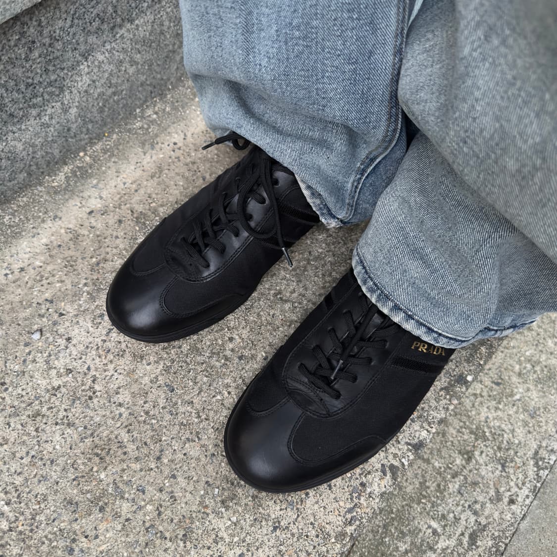 00s 블랙 프라다 스포츠 스니커즈 상품이미지10