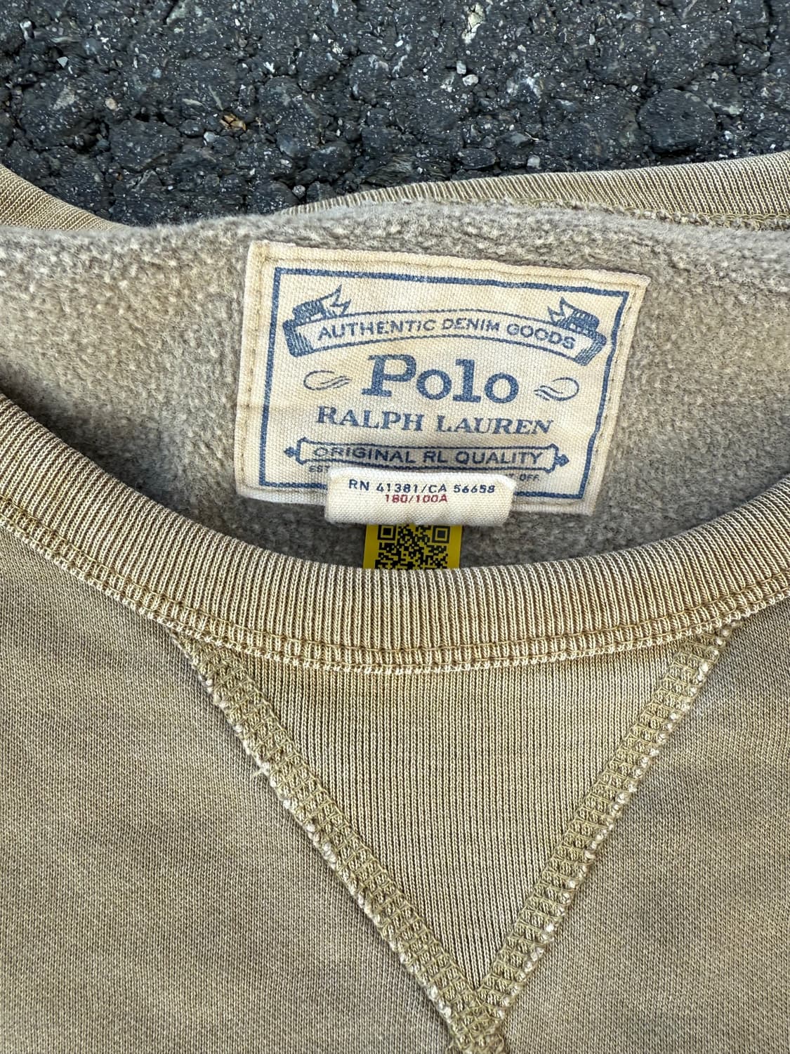 Polo Ralph Lauren 빈티지 워싱 크루넥 스웻셔츠 상품이미지2