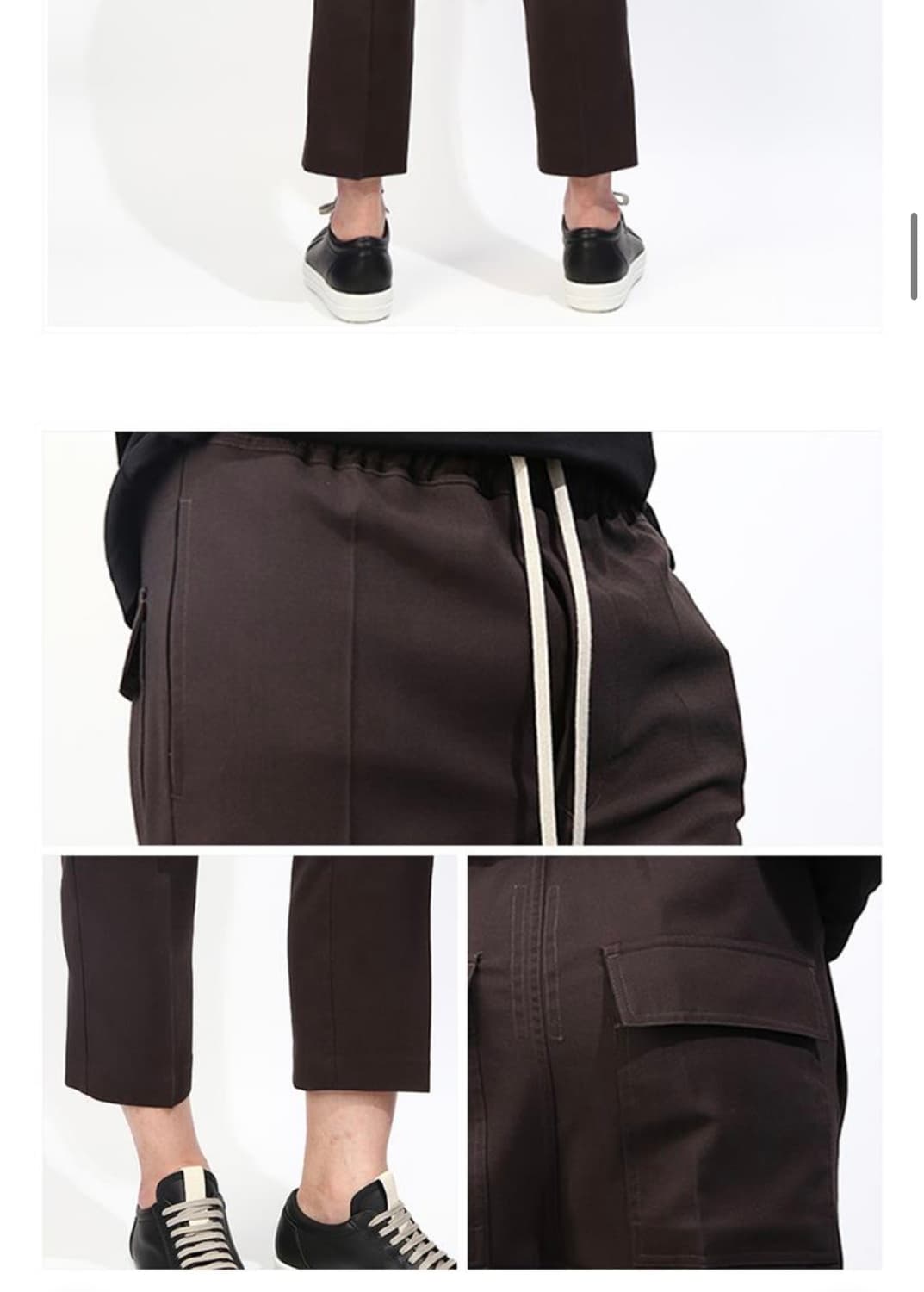 [50] 릭오웬스 크롭팬츠 RU20F3397 WP 78 상품이미지5