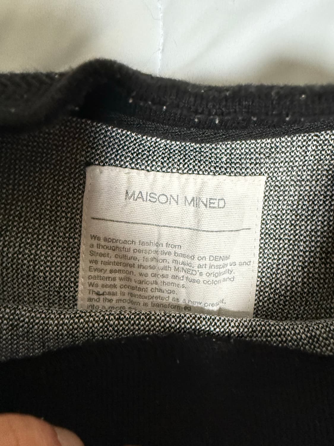 메종미네드 니트 상품이미지3