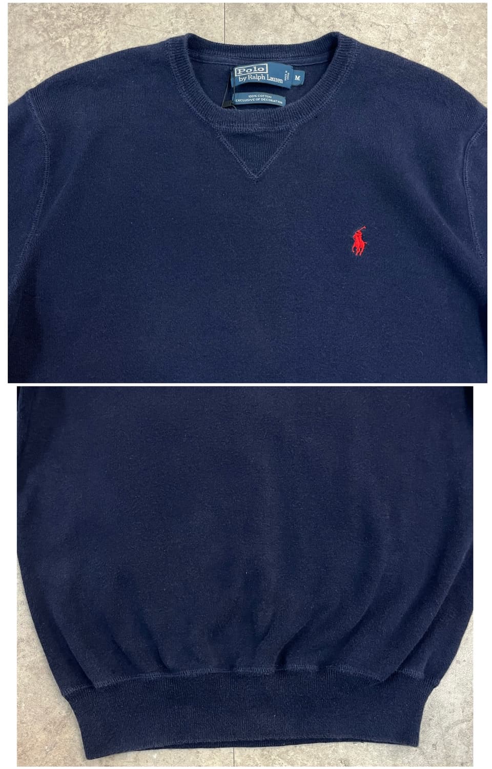 폴로 랄프로렌 니트 네이비 M #csz4166 상품이미지5