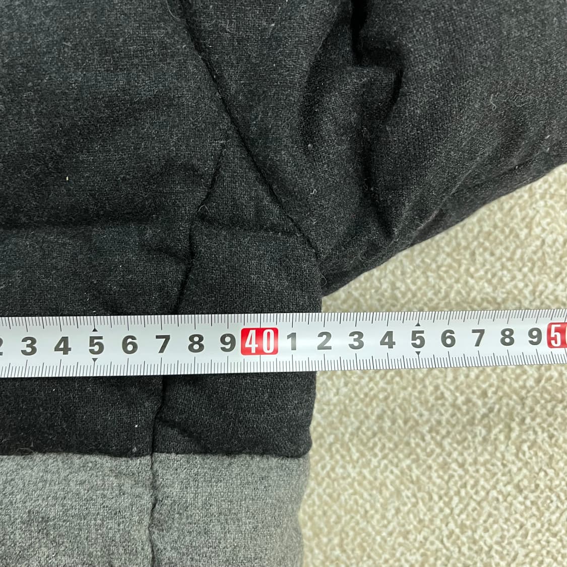 90 디스커버리 구스다운 컬러블럭 패딩 0129M1 상품이미지5