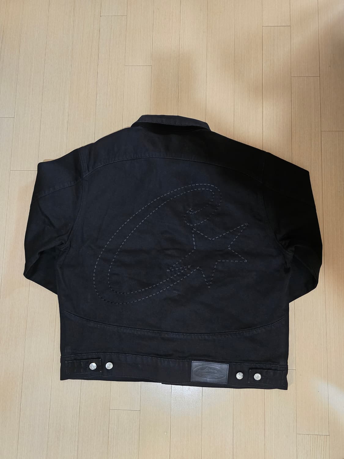 코르테이즈 데님 자켓 트리플블랙 M 상품이미지1