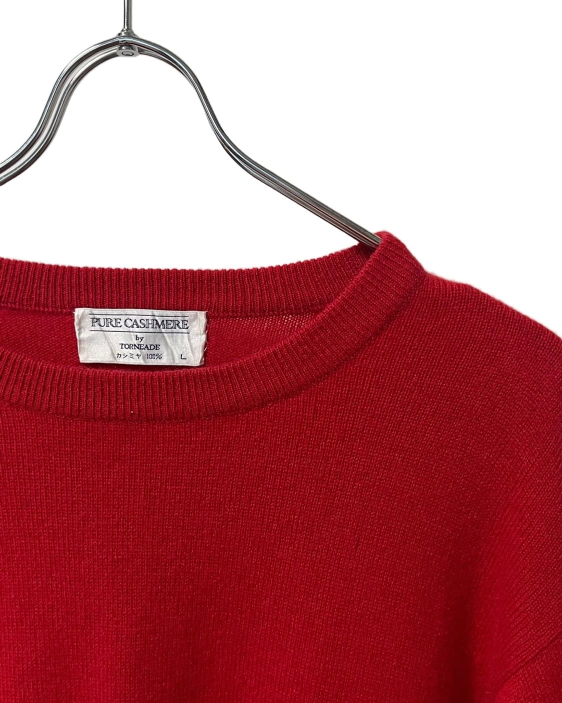PURE CASHMERE Red Knit 상품이미지2