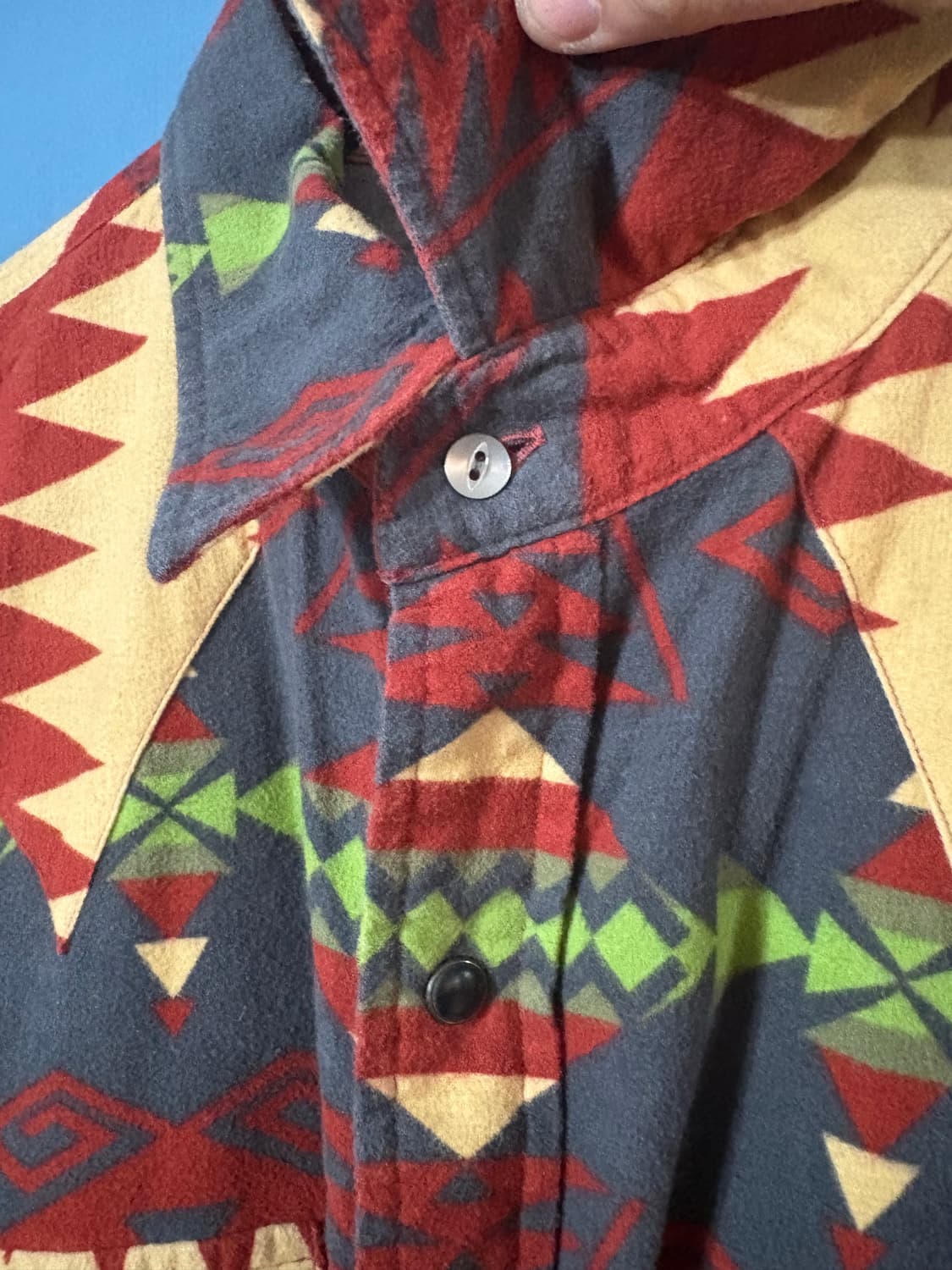 90-00’s polo jeans western shirt. 상품이미지4