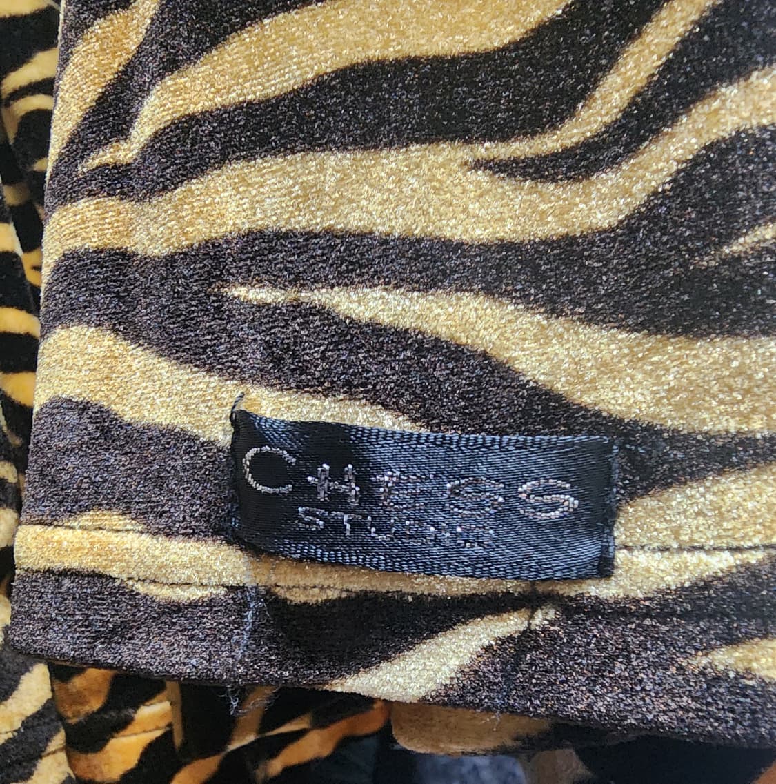 지브라 벨벳 부츠컷 밴딩팬츠 상품이미지5