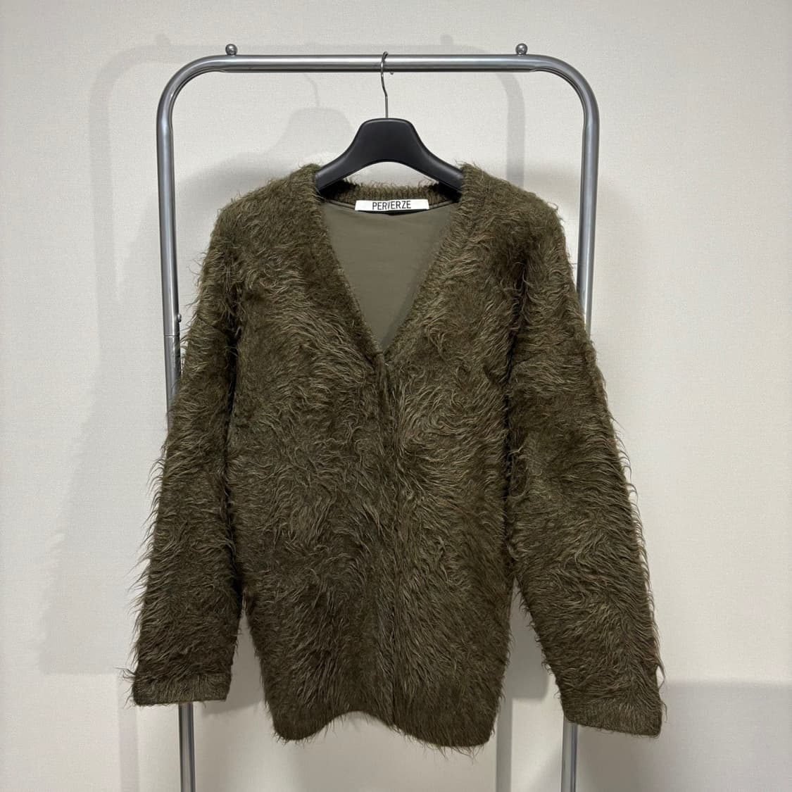 F) perverze 퍼버즈 웨이브 크러쉬 니트 가디건 상품이미지1